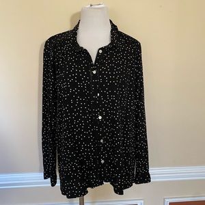 Roxy button down blouse